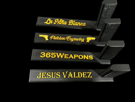 Custom 1911 stand-Personalized name